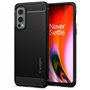 Spigen Rugged Armor Coque Compatible avec OnePlus Nord 2 5G - Noir Mat