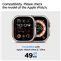 Spigen Lite Fit Pro Coque et Bracelet pour Apple Watch Ultra 2 (2023) / Ultra (2022) 49mm - Noir Mat