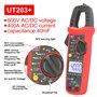 UNI-T UT203+ Pince ampèremétrique numérique AC/DC Gamme automatique de courant True RMS Max/Min Multimètre de rétroéclairage