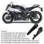 cale pieds z800 Qiilu reposapiés para moto 1 paire de repose-pieds avant de moto, repose-pieds de moto pour ZX-6R ZX-7R ZX-9R ZX