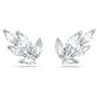 Swarovski Boucles d'oreilles Louison - Feuille - Blanc - Plaqué Rhodium - 5646728