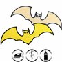 Patch Batman | Superhero Écusson thermocollant à coudre/repasser Logo chauve-souris Superhéros Comics Fan | Badge Batmen pour un