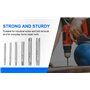 Gonnely Extracteur de taraud - Extracteur de tarauds à tête cassée en Acier(6-Piece Set)