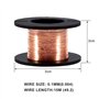 5 Rouleaux 15M Fil Émaillé, 0.1mm * 15M Fil de Cuivre Émaillé Aimant Enroulement Fil Téléphone Ordinateur Portable Carte Mère Câ