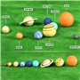 9 Pièces Vinyle Bricolage Modèles Planétaires Astronomie Science Modèle éducatif pour Enfants E