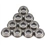 Aramox roulement à Billes à Bride goupilles de roulement roulement 5mm avec Bride, 10Pcs F686ZZ 6 * 13 * 5mm Mini roulements à B