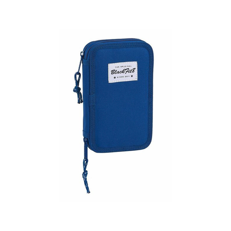 Plumier double BlackFit8 M854 Bleu foncé 12.5 x 19.5 x 4 cm (28 Pièces)