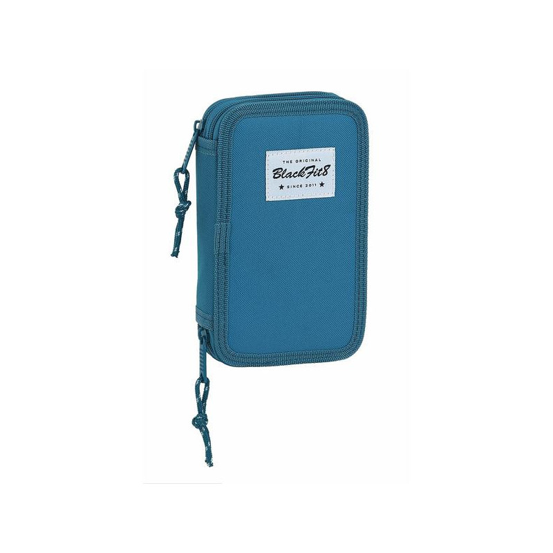 Plumier double BlackFit8 M854 Bleu 12.5 x 19.5 x 4 cm (28 Pièces)