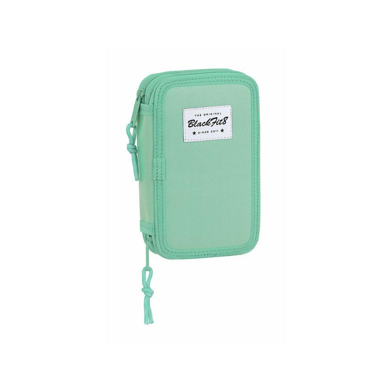 Plumier double BlackFit8 M854 Turquoise 12.5 x 19.5 x 4 cm (28 Pièces)