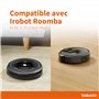 BAKUUM Lot de 2 rouleaux principaux pour iRobot Roomba série i3 e5154 e5158 E6 E7 i7 i7+ i8 i8+ j7 j7+ i6 i6+ i4 i4+ brosse pour