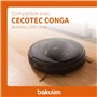 BAKUUM Pack de 4 serpillères pour Cecotec Conga 2290 Ultra. Accessoires plus longue durée et nettoyage efficace. Exclusif pour C