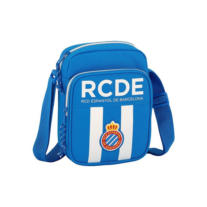 Sac bandoulière RCD Espanyol 611753672 Bleu Blanc (16 x 22 x 6 cm)