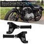 Repose-pieds arrière de moto, repose-pieds de passager de moto en aluminiumPédale de repos pour 883 1200 XL Sportster 2004 2005