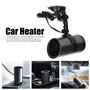 2 en 1 Chauffage 150W 12VDC Désembueur Portable Plug and Play avec Ventouse à Support Rotatif à 360