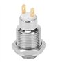 Interrupteur à Bouton Poussoir 10mm Interrupteur Bouton Poussoir en Acier Inoxydable Interrupteur de Démarrage Bouton Poussoir M