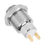 Interrupteur à Bouton Poussoir 10mm Interrupteur Bouton Poussoir en Acier Inoxydable Interrupteur de Démarrage Bouton Poussoir M