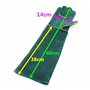 MASUNN Anti-Morsure De Sécurité Mordre Gants Ultra Long Cuir Vert Animaux De Compagnie Mordre Gants De Protection pour Attraper