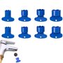 LYITZW 8 Pièces Outils de Clé Aérateurs de Robinet Cache Clés Cache-clé Aérateur Mousseur de Robinet Aérateur Économiseurs d'Eau