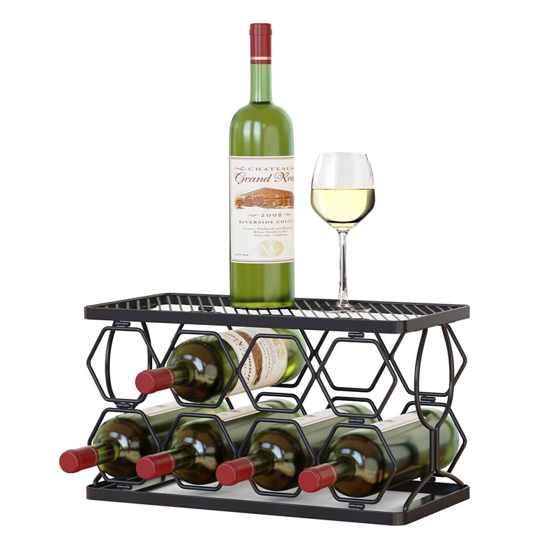 Casier À Vin En Bois Porte-Bouteilles Bouteillles Etagère À Vin Support