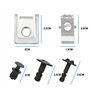 Konuooer Kit de montage vis cache pour moteur - Clips de réparation - Protection de moteur - Clip de fixation - Couvercle de mot