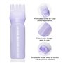 Kiperline Applicateur Huile Cheveux, 6pcs Bouteille Huile Cheveux 120ml Applicateur Huile Cheveux avec Brosse pour Coloration De