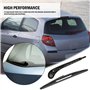 Anlseiod Essuie-glace arrière pour Renault Clio 3 2005-2014 Bras et lame d'essuie glace arriere Clio III (BR0/1, CR0/1) 77004333