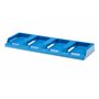 Support mural pour batteries Makita 18 V - Support de batterie - Montage facile - Idéal pour atelier ou van - Avec gabarit de fi