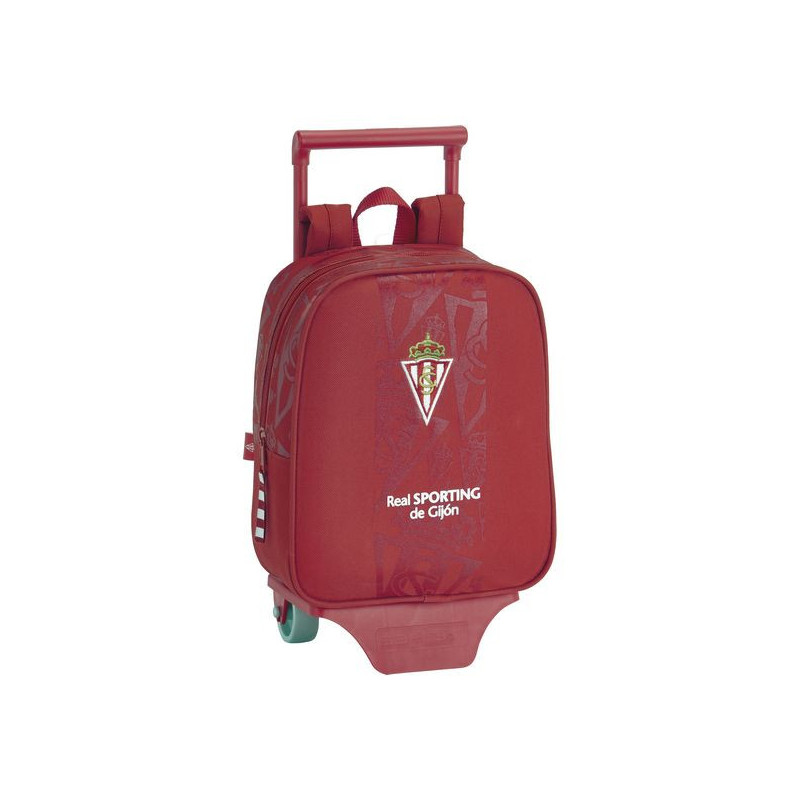 Cartable à roulettes 805 Real Sporting de Gijón 611972280 Rouge