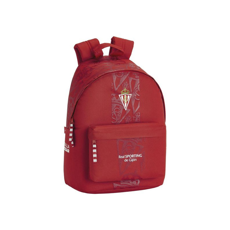 Sacoche pour Portable Real Sporting de Gijón 14,1'' Rouge 31 x 41 x 16 cm