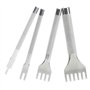Ensemble d'outils de poinçon à griffes en cuir ciseau à laçage bricolage laçage couture poinçon fournitures pour bandes de montr