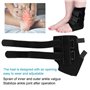 Attelle de fracture du pied, attelle de cheville, élasticité réglable confortable protéger la cheville soulager la douleur à la 