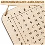 Glitzkind Planche d'apprentissage 1x1,Contenu de remplissage pour sac d'école, idée cadeau pour la rentrée des classes pour les