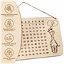 Glitzkind Planche d'apprentissage 1x1,Contenu de remplissage pour sac d'école, idée cadeau pour la rentrée des classes pour les
