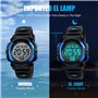 BHGWR Montres numériques pour garçons, Digitale Montre étanche Sport pour Enfants 5ATM avec Alarm/minuterie/EL, Montre numérique