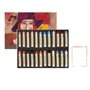 Sennelier Pastels à Huile 24 Couleurs Portrait - Made in France et 1 Cartes Postales