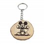 Promotech - Magnifique porte-clés Majic Mouse - Fabriqué à la main et gravé au laser en bois naturel (Mickey Boxing)