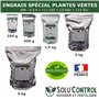 1,5 kg d' Engrais Spécial Plantes Vertes 6-3-6 - Croissance, Feuillage Dense & Vitalité - Formulation Organo-Minerale - Libérati