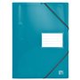 OXFORD Protège-Documents avec Elastique School Life A4 160 vues / 80 Pochettes Couverture Polypro Coloris Assortis