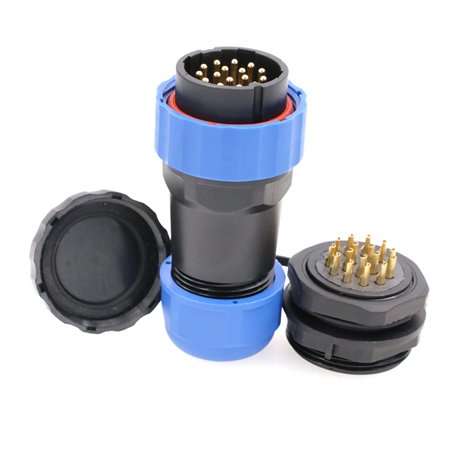 SZRMCC Connecteur d'aviation SD28 - Connecteur d'alimentation circulaire étanche de 28 mm (femelle) - Connecteur d'alimentation