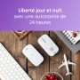 Philips Avent DECT - Écoute-bébé audio bidirectionnel, sans interférence, portée de 330 mètres, autonomie de 24 heures, mode Sma