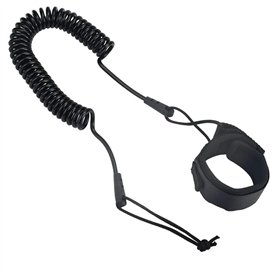 XIAOJINGQINGAQ Laisse de surf avec sangle de cheville réglable en spirale pour planche de surf - Laisse de surf - Laisse de surf