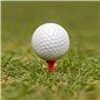 Golf Tees en Plastique Rouge 31mm Taille Unique Château de Golf Professionnel Durable Tees de Golf Tees Titulaire Golf pour Le A