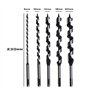 Lot de 5 forets hélicoïdaux avec tige SDS Plus pour le travail du bois 230 mm 6/10/14/18/20 mm