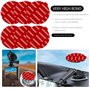 Anteel - Dashboard Pad Montage Disque Adhésif Kit De Remplacement Adhésif, 6pcs 70mm Cercle Autocollants Double Face Résistants 