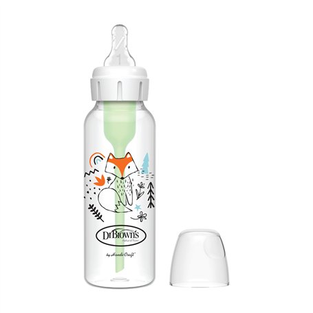 Dr. Brown's Options Biberon standard Bouche étroite 250 ml bleu - Modèles aléatoires