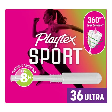 Playtex Lot de 36 tampons de sport ultra absorbants