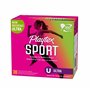 Playtex Lot de 36 tampons de sport ultra absorbants, sans parfum, pour femme, soin féminin, tampon Playtex avec protection contr