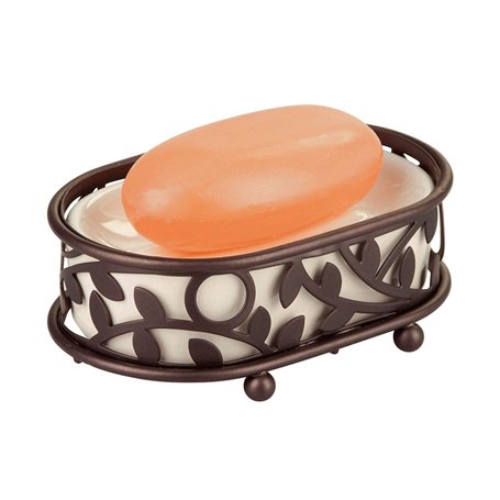 iDesign 86441EU Vine Porte-Savon Vanilla/Bronze