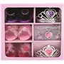 Dress Up America Accessoire Princesse Dress Up - Couronne , 3 Paires De Chaussures, Des Boucles D'oreilles Et Un Collier - Habil