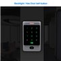 FST Système de Contrôle d'accès de Porte RFID Clavier RFID étanche Extérieur + Serrure Magnétique électrique 180KG + Couverture 
